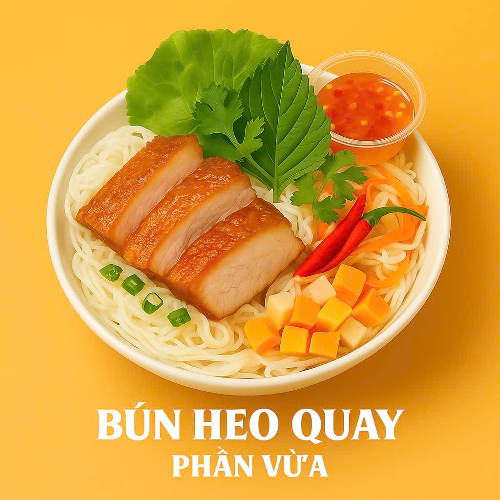 Bún Heo Quay - Vừa
