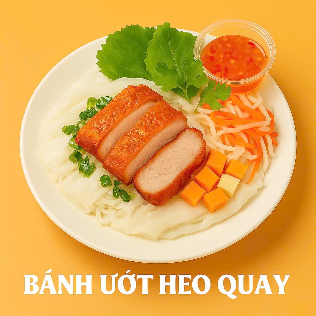 Bánh Ướt Heo Quay